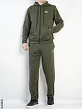3550-5 Спортивний костюм чоловічий пряма штанина двонитка норма (5 од: 48,50,52,54,56), фото 2