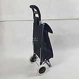 Господарська кравчучка на колесах, складана сумка-візок об'ємом 30 літрів TLH-200-Black, фото 7