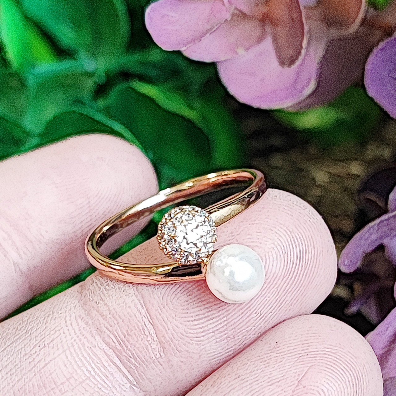 Кільце Хuping розмір:16-17, 18-19 медичне золото позолота 18К 8496