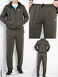 3550-6 Спортивний костюм чоловічий пряма штанина двонитка норма (5 од: 48,50,52,54,56), фото 6