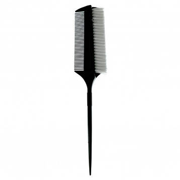 Гребінець-планка для начісування з білим ворсом двостороння SPL 1208