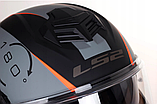 Шолом модулярний LS2 FF906 ADVANT CODEX MATT BLACK TITANIUM, фото 7