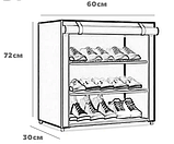 Тканинний стелаж для взуття, Підставка під взуття, фото 2