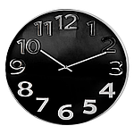 Настінний годинник чорний 36 см (2005-045)  Elisey