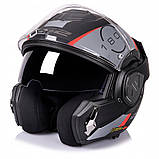 Шолом модулярний LS2 FF906 ADVANT CODEX MATT BLACK TITANIUM, фото 5