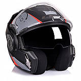 Шолом модулярний LS2 FF906 ADVANT CODEX MATT BLACK TITANIUM, фото 4
