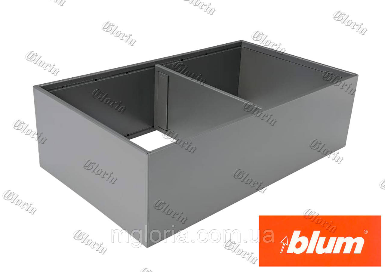 AMBIA-LINE рамка для LEGRABOX шухляда з високим фасадом сірий оріон 400 х 218 мм, фото 1