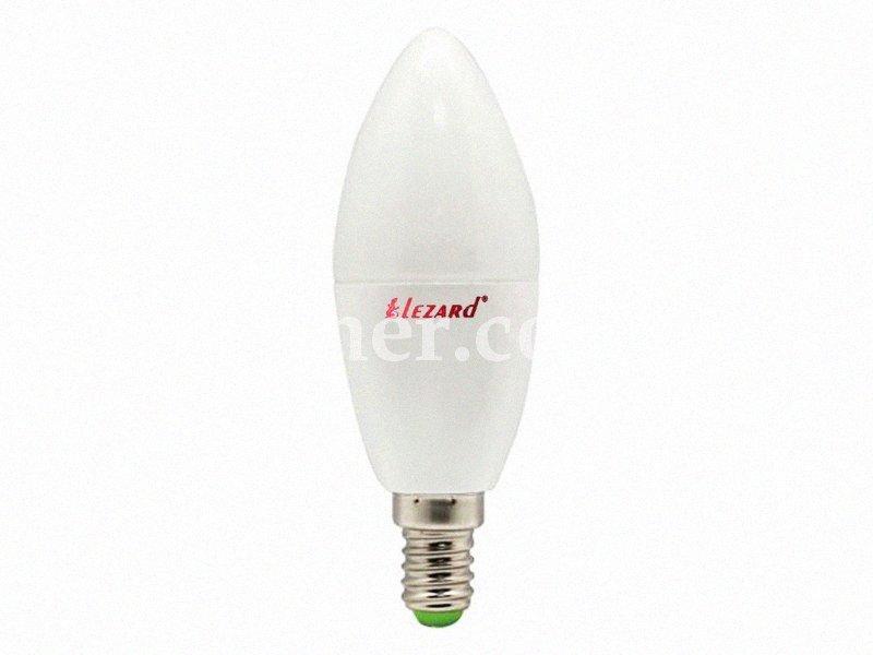 Стандарт якості Лезард LED лампочка свічка B35 3W 4200K E14 220V LEZARD 442-В35-1403