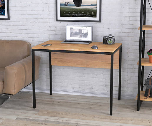 Письмовий стіл Loft design L-2p mini Дуб Крафт золотий, фото 1