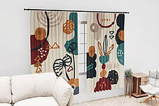 Штори з принтом «Абстрактний малюнок з фігурами. Abstract drawing with shapes», фото 2