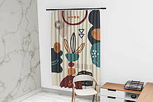 Штори з принтом «Абстрактний малюнок з фігурами. Abstract drawing with shapes», фото 4