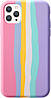 Силіконовий чохол для iPhone 11 Pro Max - Rainbow (Веселка), Різнокольоровий, фото 2