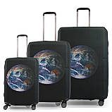 Чохол для валізи Польща малий S (дайвінг) земля/Fly 261-20, фото 6