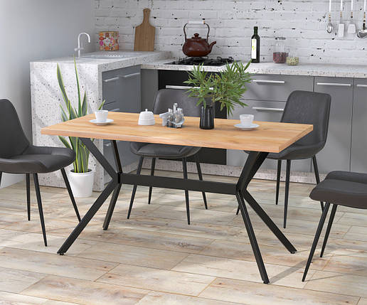 Стіл обідній Остін Loft Design Дуб Крафт золотий, фото 1