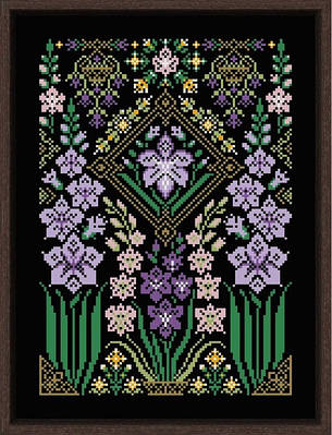 Набір для вишивання БЕЗ нанесеної на канву схеми "Gladioli". AIDA 14CT printed, 26*34 см