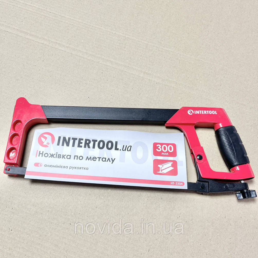 Ножівка по металу 300 мм з ручкою INTERTOOL HT-3304