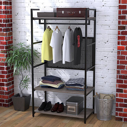 Стелаж для одягу LV-100 Loft Design Дуб Палена, фото 1