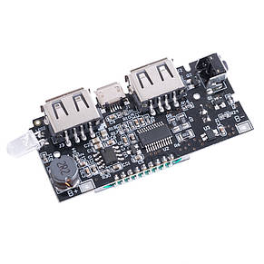 Модуль PowerBank з LCD-дисплеєм 5V 2.1A/5V 1A, фото 2