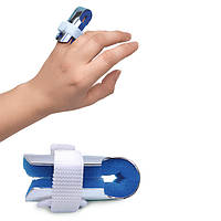 Ортез-шина для пальця руки металева з фіксацією Toros-Group, Тип 502 (двостороння)