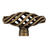 Ручка-кнопка меблева Birdcage Knob SIR1268-51Antique Brass антична бронза 51мм, фото 4