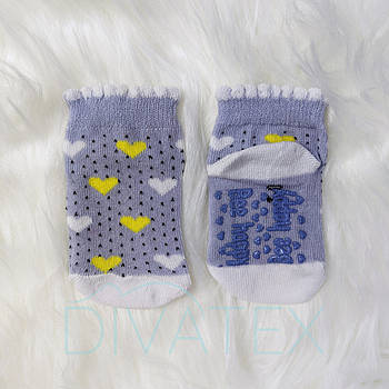 Шкарпетки для малюків Сердечки (блакитний)