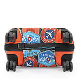 Чохол для валізи Польща великий L тканина (дайвінг) марки/Fly 371-28, фото 3