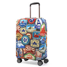 Чохол для валізи Польща середній М (дайвінг) марки/Fly 371-24