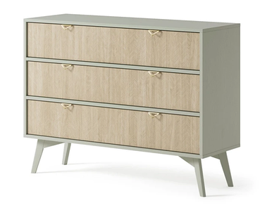 Комод Форест / Forest 3 шухляди Евкаліпт /ялиця сканді TM Perfect Home Польща