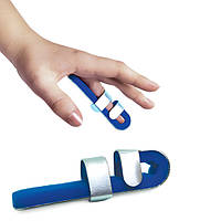 Ортез-шина для пальця руки з фіксацією до долоні, металева Тип 503