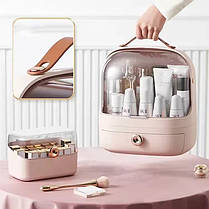 Переносний б'юті кейс Elegance Kit для зберігання косметики та прикрас. Настільний косметичний органайзер, набір 5 кейсів (TF-13), фото 6