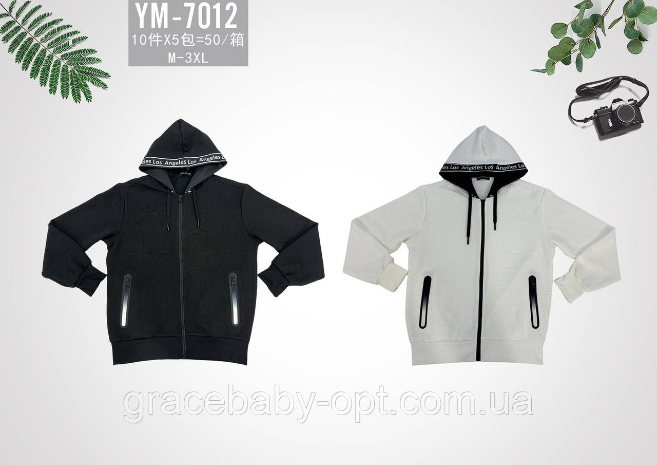 Толстовка чоловіча оптом, M-3XL рр,  № Nk-YM-7012, фото 1