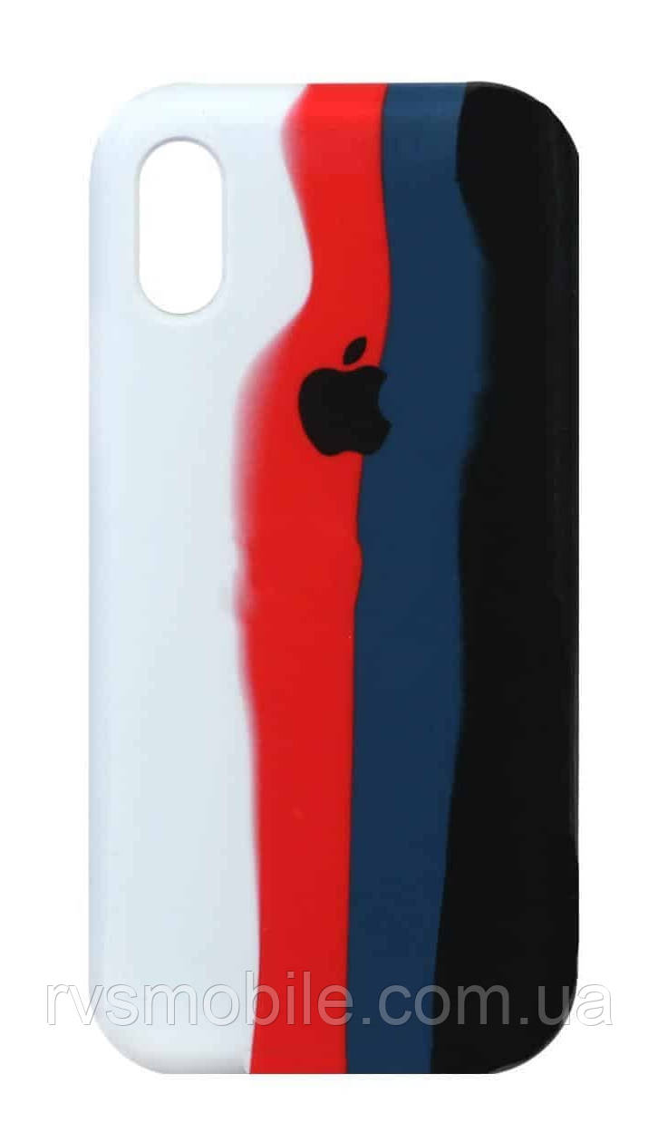 Силіконовий чохол для iPhone XR - Rainbow (Веселка), Різнокольоровий