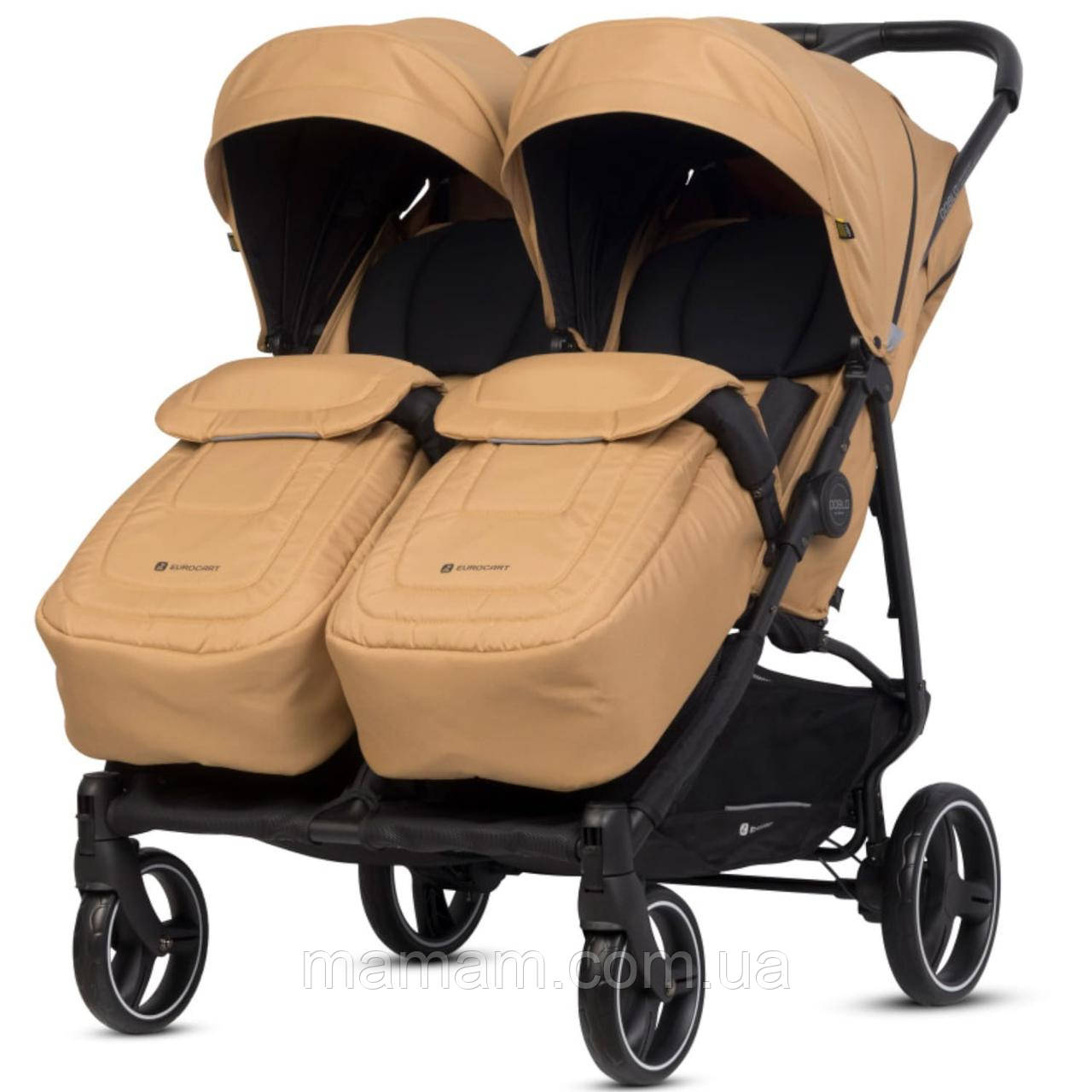 Прогулянковий візок для двійні Euro-Cart Doblo Camel, фото 1