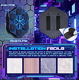 Боксерський набір тренажер на стіну зі звуковими ефектами та світлом 3670 блютуз, живлення від акумулятора, фото 2