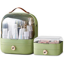 Переносний б'юті бокс Elegance Kit для зберігання косметики та прикрас. Настільний косметичний органайзер, набір із 5 кейсів, фото 3