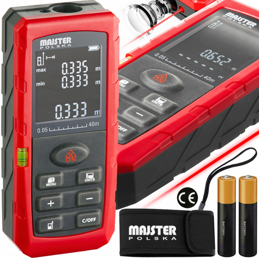 Лазерний далекомір 40 м Majster Polska (Польща), фото 1