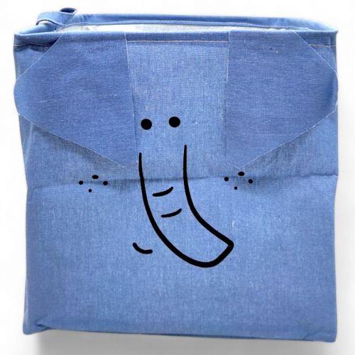 Кошик для іграшок, тканинний (синя), фото 1