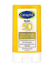 Сонцезахисний засіб Cetaphil Mineral Sunscreen Stick SPF 50 14 г США