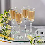 Набір келихів Joy для шампанського Pasabahce 175 мл 4 шт 440300, фото 7