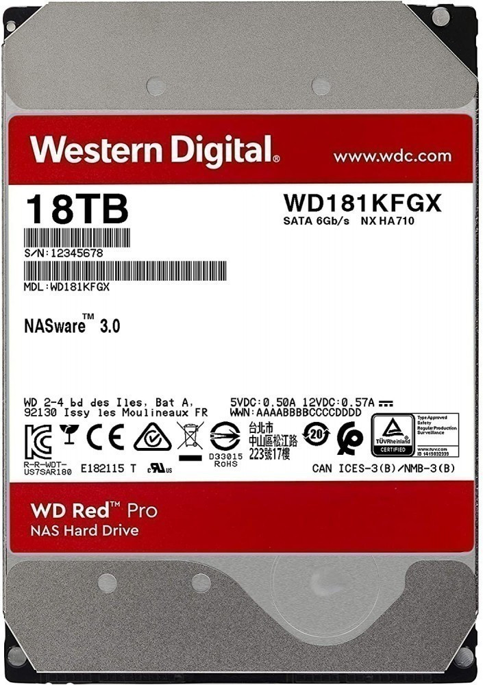 Жорсткий диск WD Red Pro 14 ТБ 142KFGX