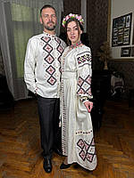 Вишитий комплект для закоханих  "Ніжність почуттів"