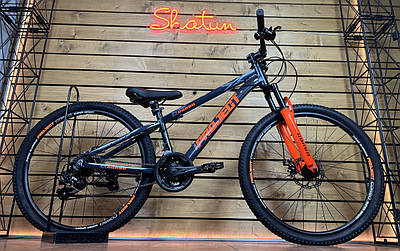 Велосипед гірський спортивний 26" Corso Project R-26325 сіро-помаранчевий на зріст 130-145 см УЦІНКА ПОДРЯПИНИ НА РАМІ !