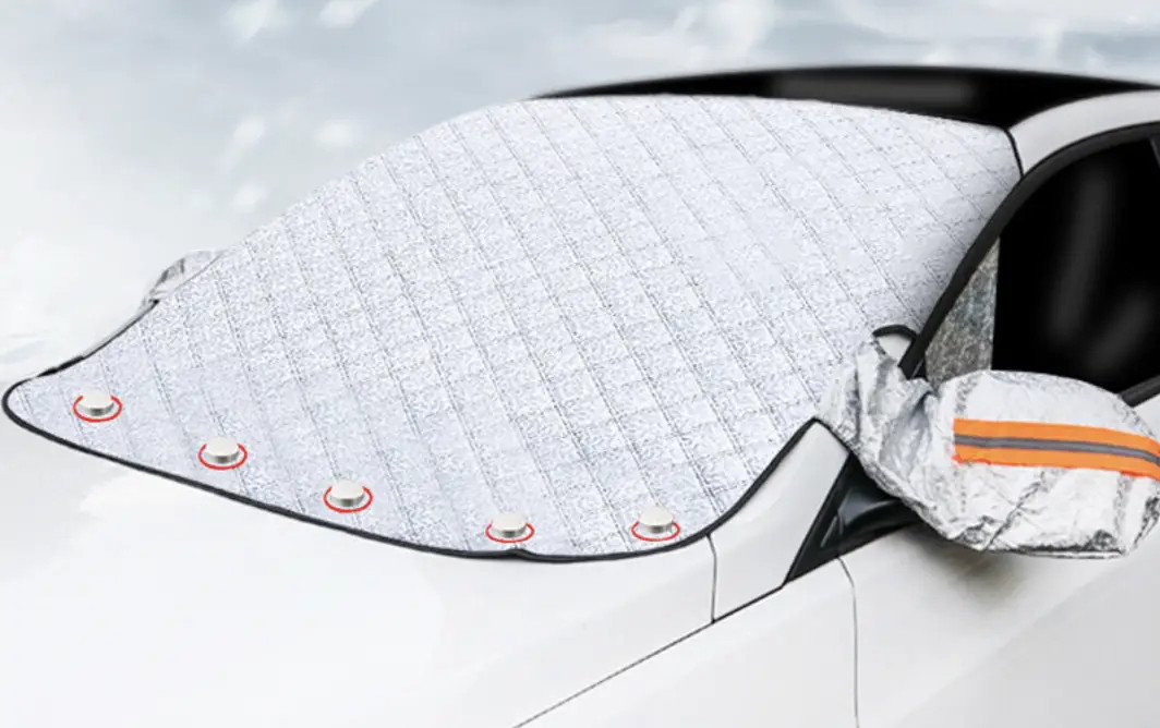 Накидка на лобове скло від снігу 110*145 см на магнітах Лучшая цена, фото 1