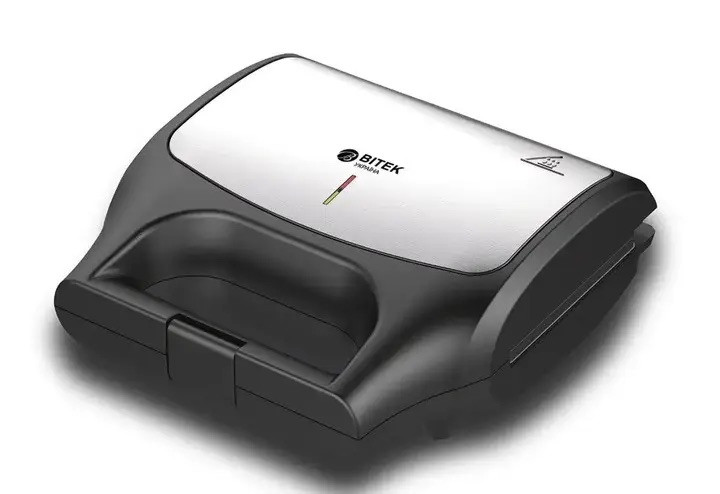 Електрогриль мультимейкер BITEK BT-551 8 в1 зі знімними формами гриль/ бутербродниця/решниця/ вафлі 1800 Вт, фото 1