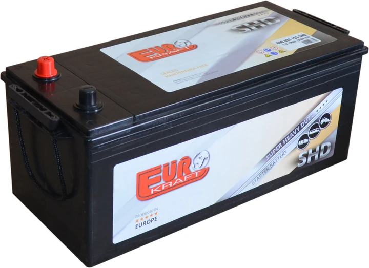 Акумулятор автомобільний 230Aч EUROKRAFT SHD (+/-) EUROKRAFT SHD (+/-) (Виробництво Monbat) EN1500 514x276x242