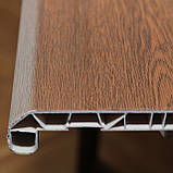 Підвіконня Danke Комфорт горіх з фактурою натурального дерева, фото 2
