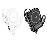 Універсальна Мобільна Батарея Power Bank Borofone BJ59 Refined 22.5W+PD20W with magnetic cable 10000mAh Колір, фото 3