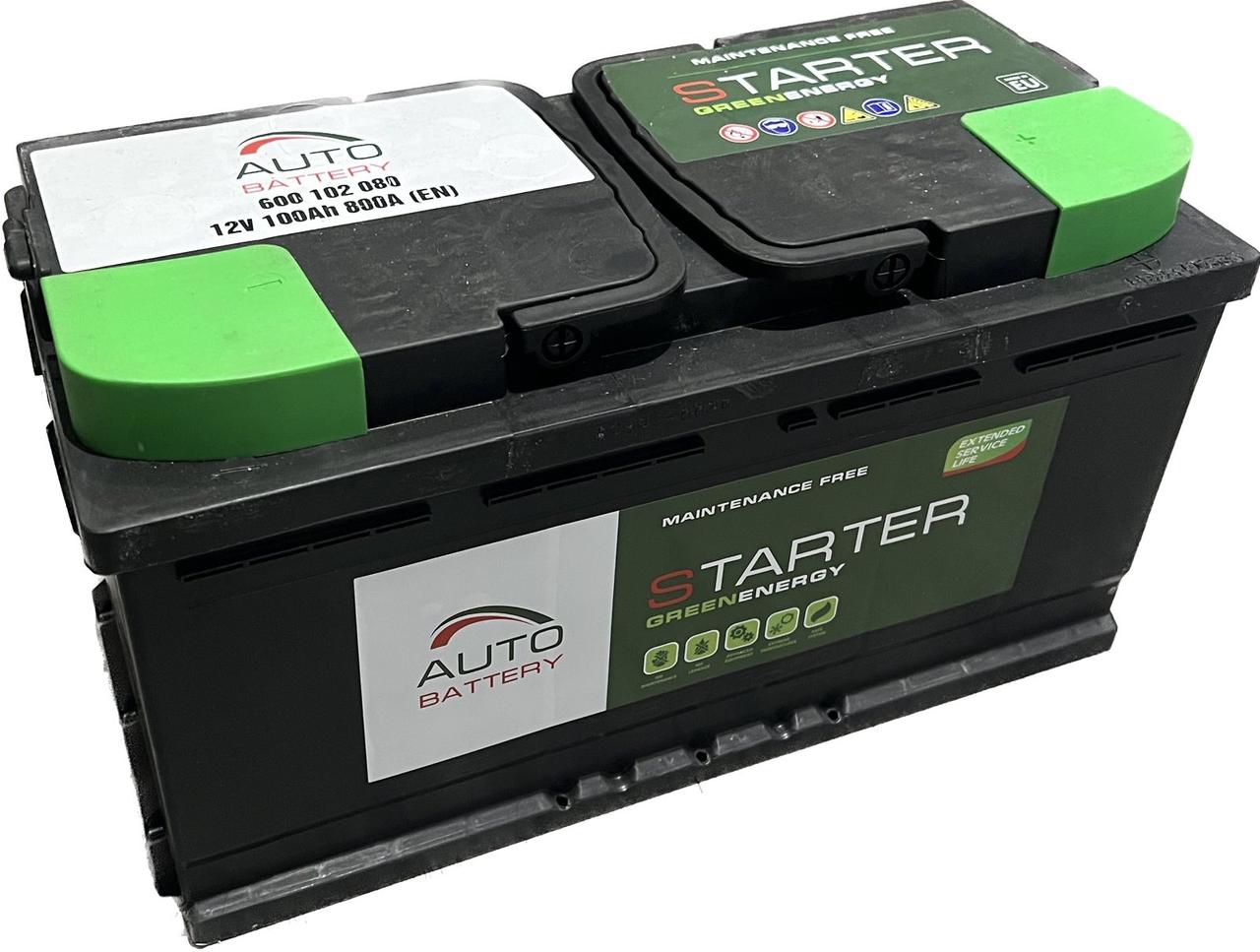 Автомобільний акумулятор 100Aг STARTER GE (-/+) (Виробництво Monbat) EN800 353x175x190