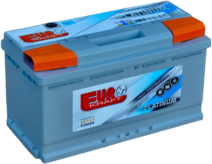 Автомобільний акумулятор 105Aг EUROKRAFT PLATINUM (-/+) (Виробництво Monbat) EN1000 353x175x190