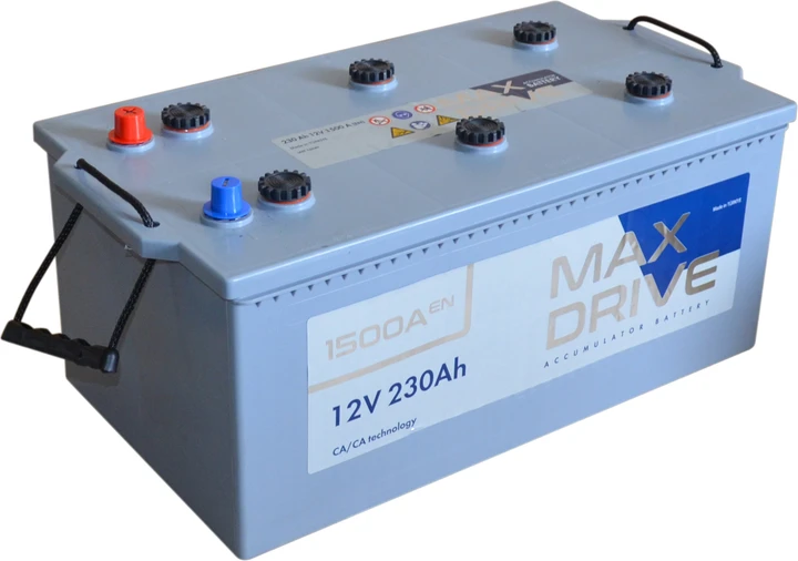 Автомобільний акумулятор Max Drive MF 230 A*год., L+, 1500А (518*232*274)